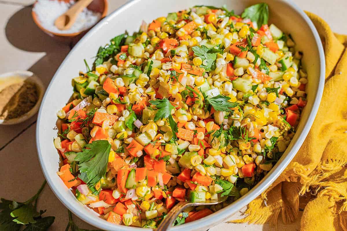 Quick Mediterranean Corn Salad: Delicious Recipes for Any Weeknight